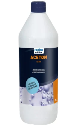 Øvrige Kjemikalier^ Aceton 1 liter Nitor