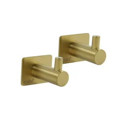 Håndkleholdere|Knagger & Knaggrekker^Adora ® håndklekrok m/tapp 4 cm 2 stk. Matt gull