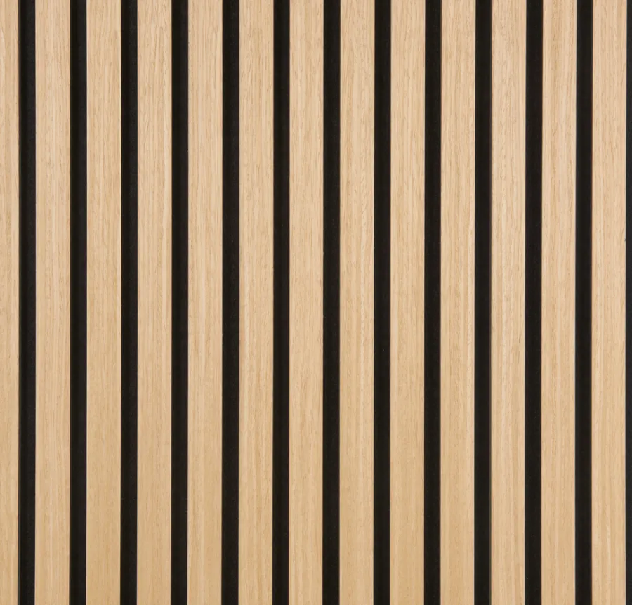 Akustikkpanel^Fibrotech Akustikkpanel Quanti Light Oak 18 x 520 x 2440 mm