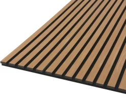 Akustikkpanel^Fibrotech Akustikkpanel Quanti 18 x 520 x 2440 mm Oiled Oak
