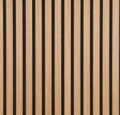 Akustikkpanel^Fibrotech Akustikkpanel Quanti 18 x 520 x 2440 mm Oiled Oak