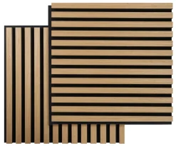Takpanel|Akustikkpanel^Fibrotech Akustikkpanel Square 22 x 520 x 520 mm 2-pk. Light Oak