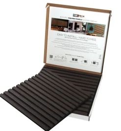 Akustikkpanel^Fibrotech Akustikkpanel Square 22 x 520 x 520 mm 2-pk. Smoked Oak