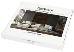 Akustikkpanel^Fibrotech Akustikkpanel Square 22 x 520 x 520 mm 2-pk. Smoked Oak