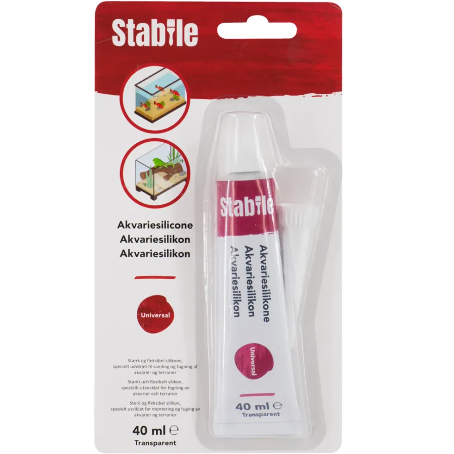 Silikon^Stabile Akvariesilikon transparent 40 ml -