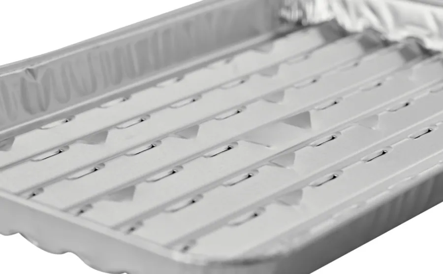 Grilltilbehør^Grillexpert Aluminiumsform med hull 34,2 x 22,8 cm 5 stk. -