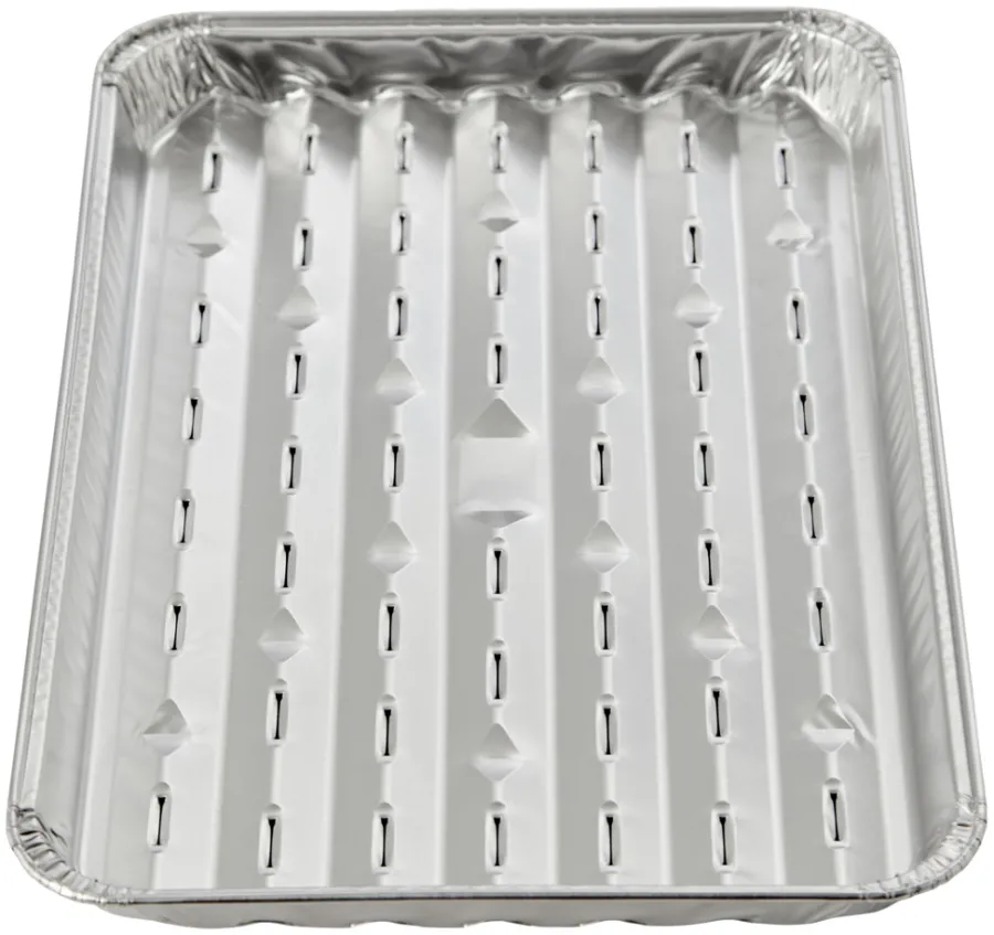 Grilltilbehør^Grillexpert Aluminiumsform med hull 34,2 x 22,8 cm 5 stk. -