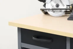 Arbeidsbord & Reoler^ Arbeidsbenk med skap/skuffer 160 x 60 x 85 cm