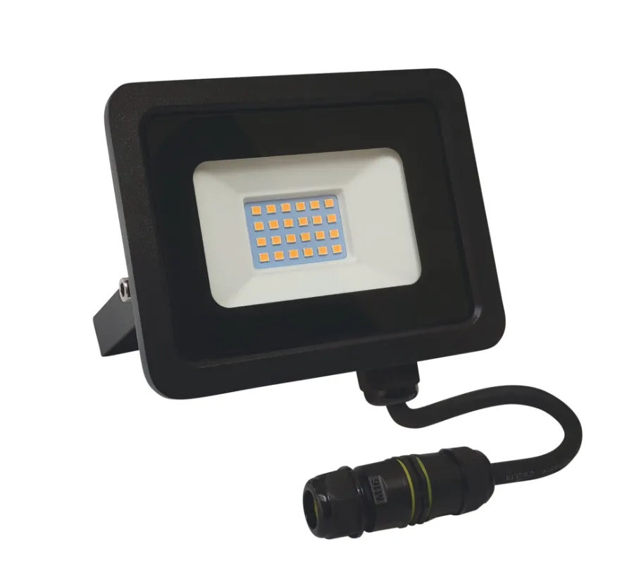 Arbeidslamper^ Arbeidslampe inkl. 20 W LED-pære Svart