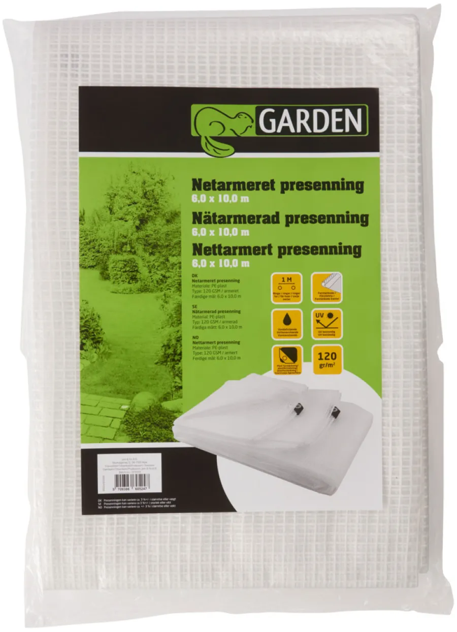 Presenninger^Garden Armert presenning 600 x 1000 cm 60 m² - ® Klar