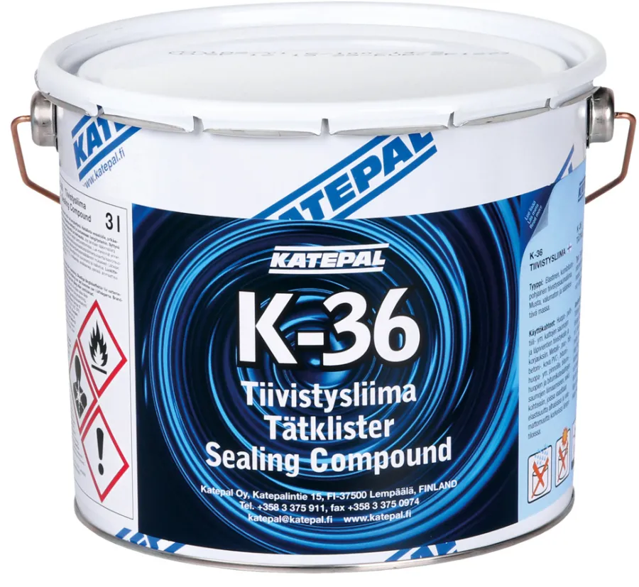 Takpapp & Asfalt^Tecca Asfaltlim K-36 3 liter -