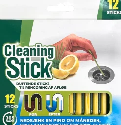 Rengjøringsmidler^ Avløpsrens Cleaning sticks 12-pk