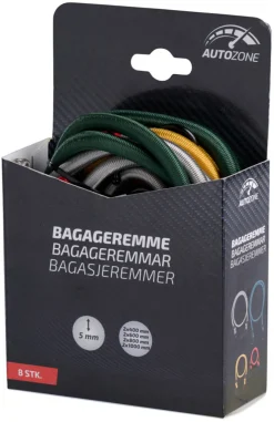 Tilhengertilbehør^Autozone Bagasjestropp med kroker - 8 stk.
