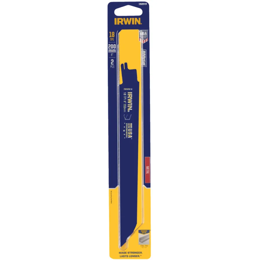 Sagblader^Irwin Bajonettsagblad t/metall 203 mm