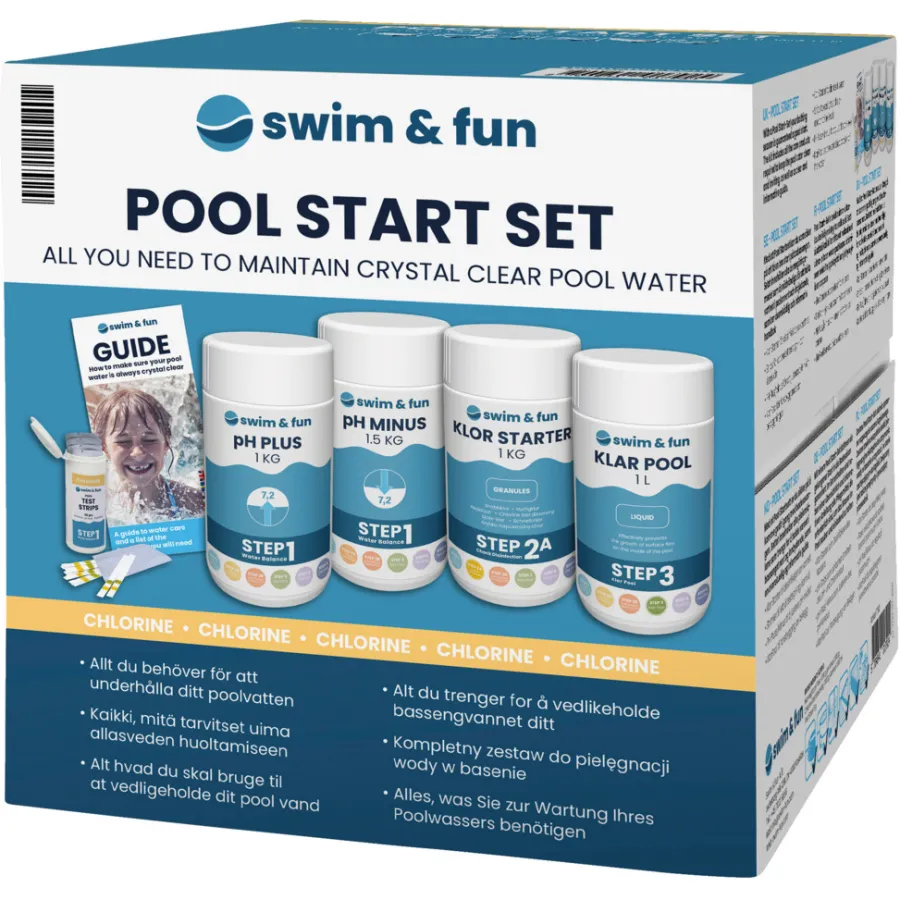Bassengtilbehør & Pleie^Swim & Fun Basseng Startsett klor -