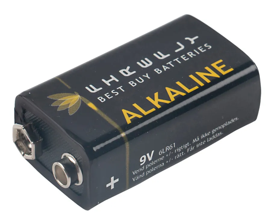 Batterier^Firefly Batteri alkaliske 9 V 6LR61 1 stk. -