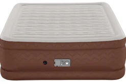 Luftmadrasser & Pumper^Bestway AlwayzAire Fortech luftmadrass 203 x 152 cm Brun med mønster