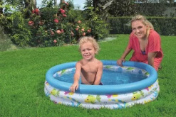 Basseng & Spabad^Bestway basseng med 3 ringer Ø102 cm 110 liter