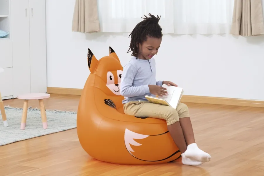 Sesongavslutning|Telt & Campingmøbler^Bestway Cozy Critters oppblåsbar stol rev