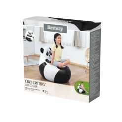 Sesongavslutning|Telt & Campingmøbler^Bestway Cozy Critters oppblåsbar stol – panda