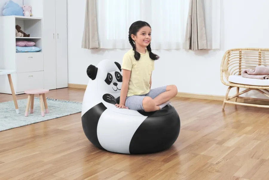 Sesongavslutning|Telt & Campingmøbler^Bestway Cozy Critters oppblåsbar stol – panda