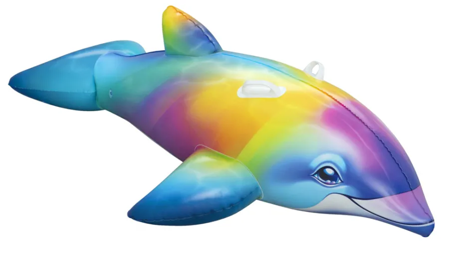 Strand- & Badeleker^Bestway Dolphin Daydream badeleke 168 x 66 cm Flerfarget