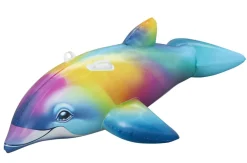 Strand- & Badeleker^Bestway Dolphin Daydream badeleke 168 x 66 cm Flerfarget