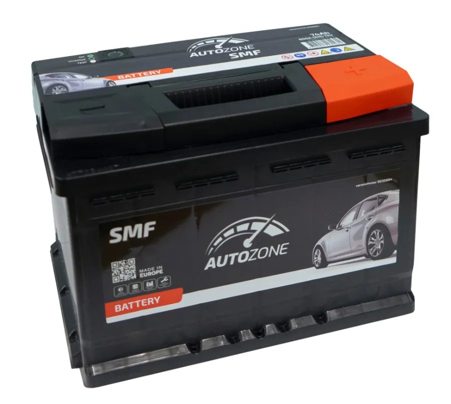 Bilbatterier, El-Ladere & Ladekabler^Autozone Bilbatteri 12V 74Ah (+h)