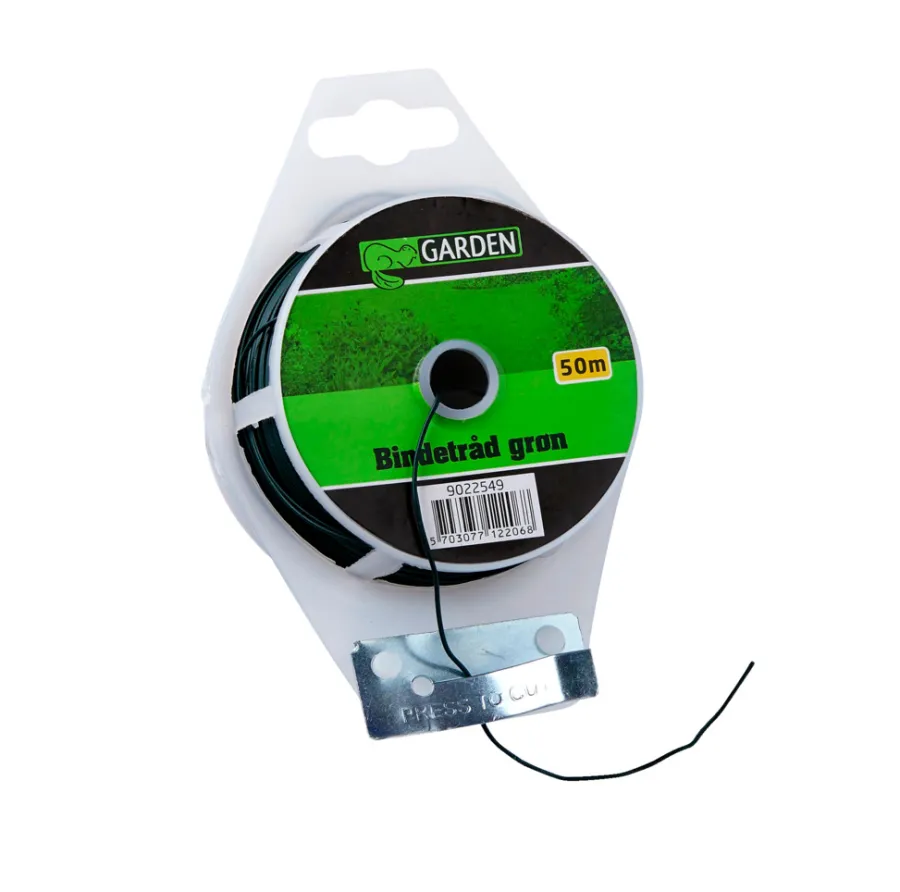 Bindetråd & Blomsterpinne^Garden Bindetråd grønn Ø0,92 mm x 50 meter - ®