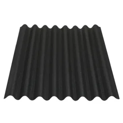 Takplater^Onduline Bitumen takplate svart 0,76 x 1 meter