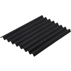 Takplater^Onduline Bitumen takplate svart 0,76 x 1 meter