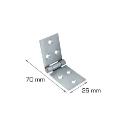 Grep & Hengsler^Home it Bladhengsel 26 x 70 mm - 2 stk.