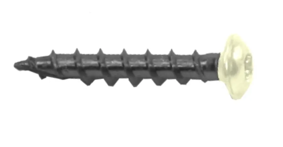 Skruer^Heco Blikkskrue 4,0 x 25 mm hvit - 25 stk.