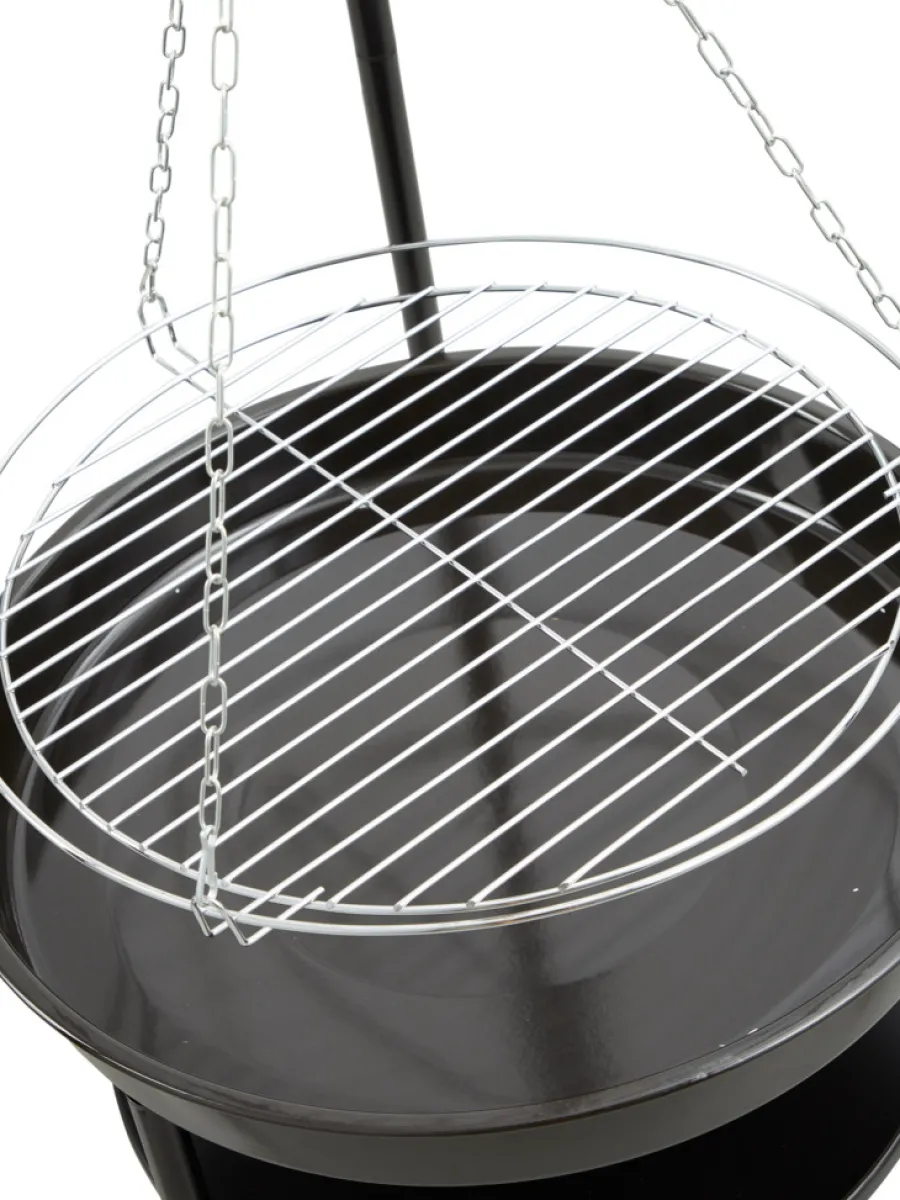 Bålpanner & Tilbehør^Grillexpert Bålpanne tripod med bålfat og rist -