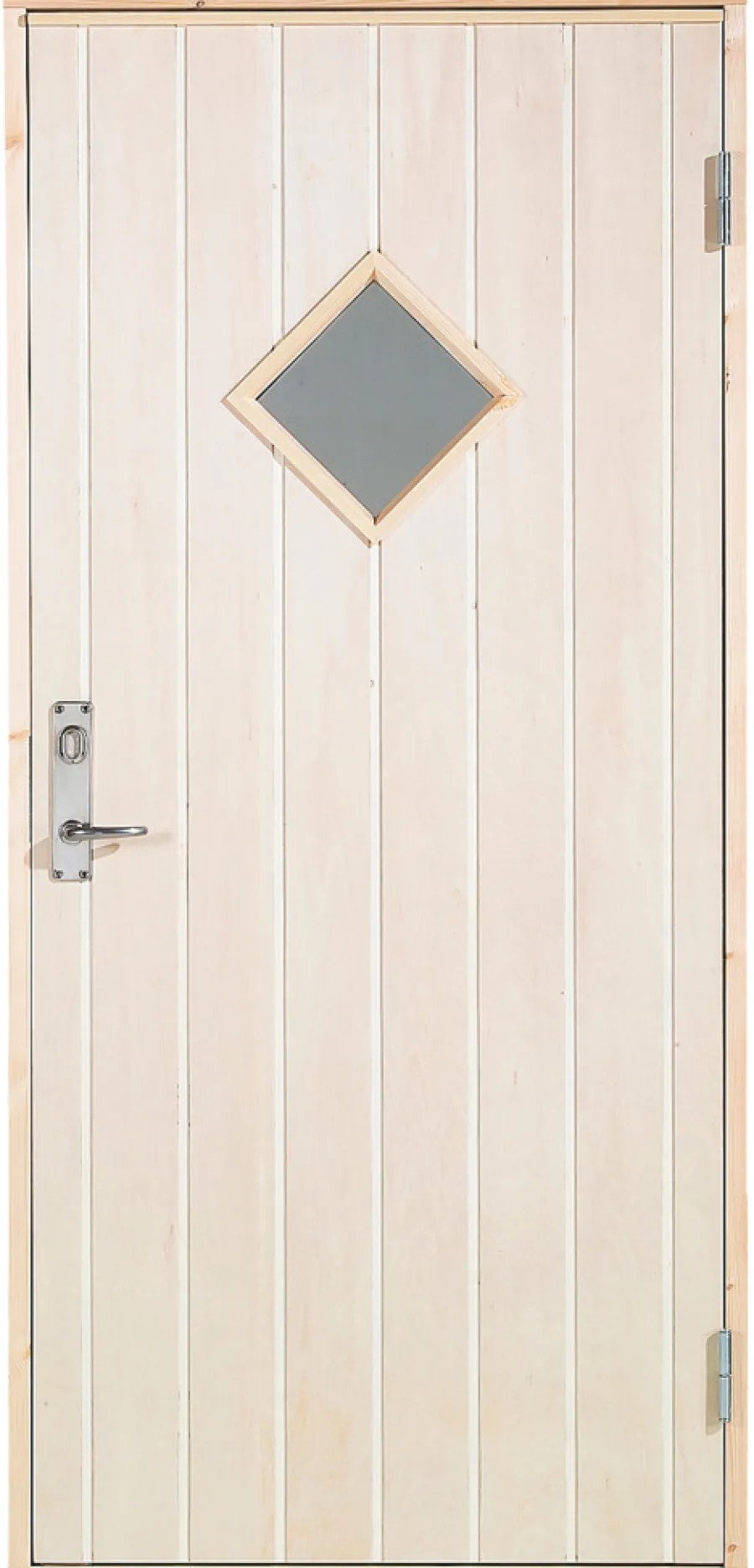 Dører & Karmer^ Boddør med vindu høyrehengt 94,8 x 205 cm