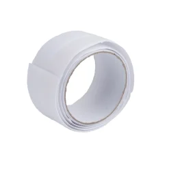 Limspiker|Tape^ Borrelåsbånd hvit 24 mm x 1 meter