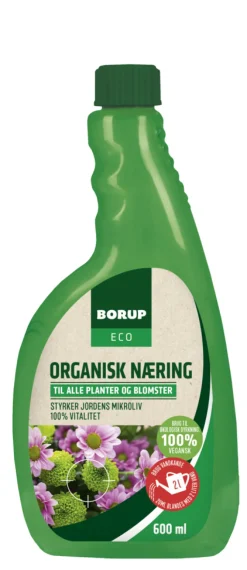 Gjødsel^Borup ECO økologisk næring gjødsel til blomster 600 ml