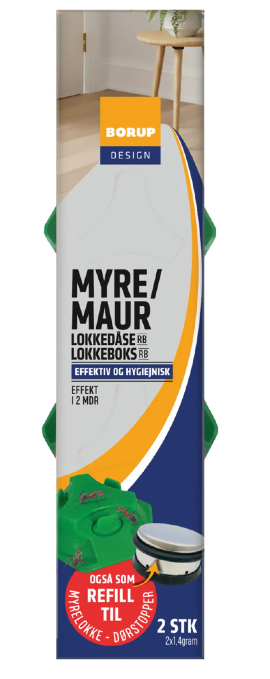 Insektmidler^ Borup Expert maurlokkeboks refill 2 stk.