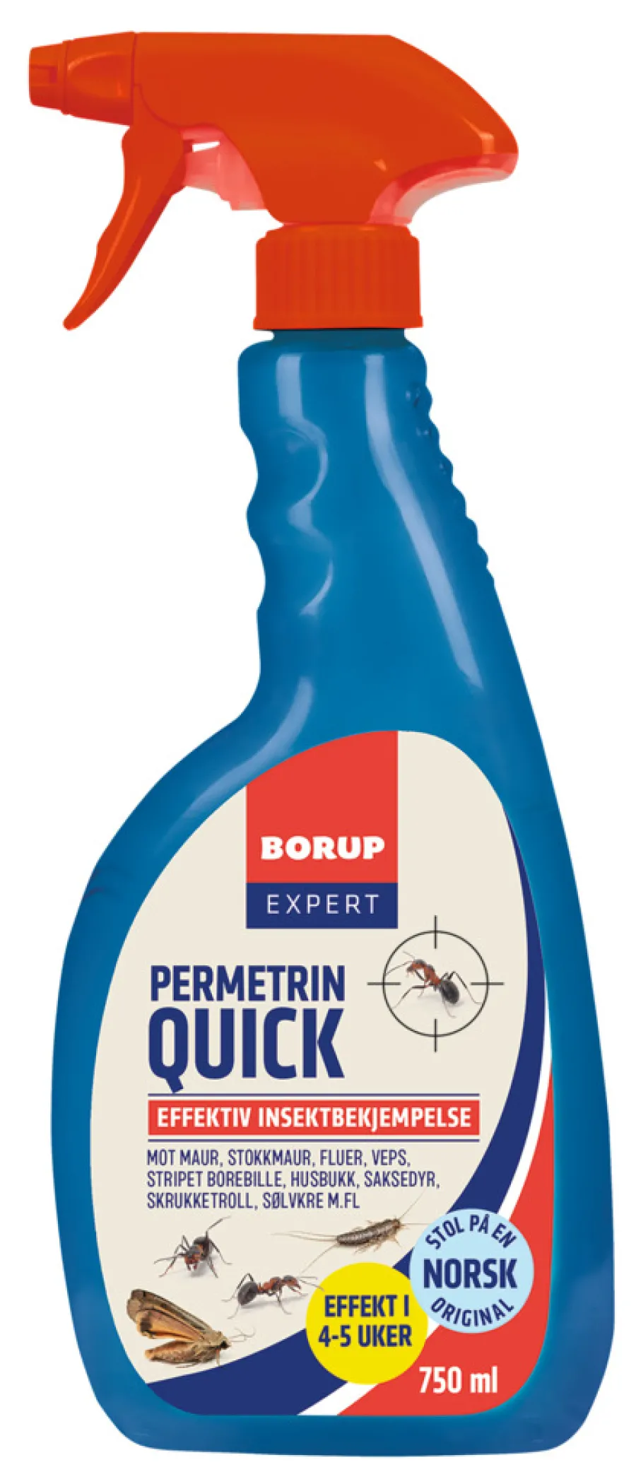 Insektmidler^Borup Expert Permetrin Quick 750 ml