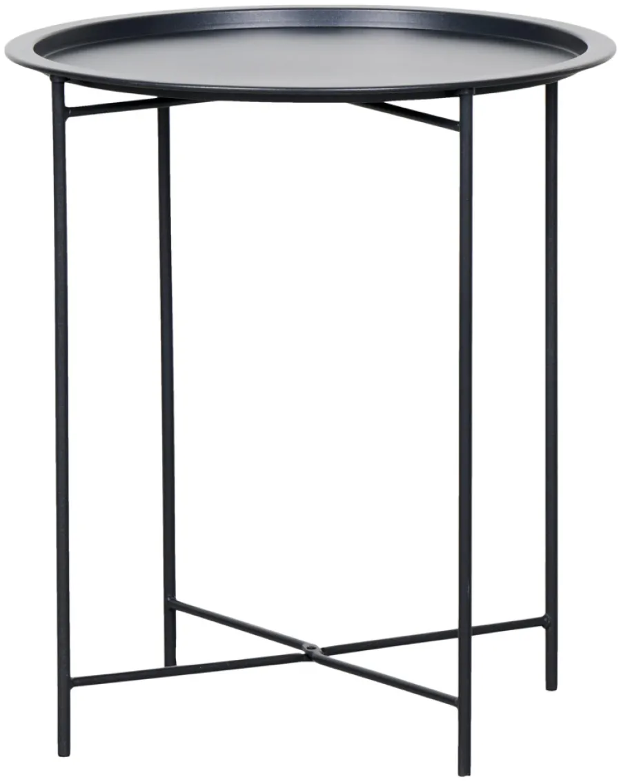 Sesongavslutning|Hagebord^Sunlife Brettbord Michigan Ø46,8 cm stål - ® Svart