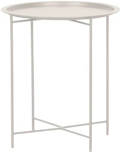 Sesongavslutning|Hagebord^Sunlife Brettbord Michigan stål Ø46,8 cm - ® Sandy grey