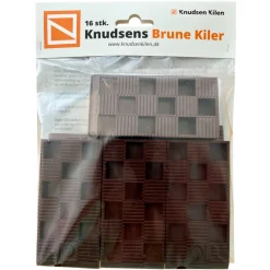 Kiler^Knudsen Kilen Brun kile - 16 stk.