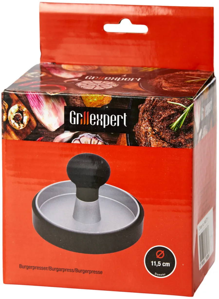 Grilltilbehør^Grillexpert Burgerpresse -