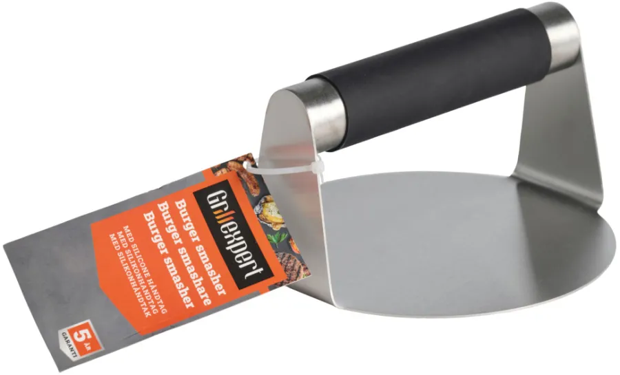 Grilltilbehør^Grillexpert Burger smasher -