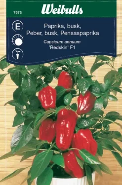Frø^Weibulls Buskpaprika "Redskin" F1