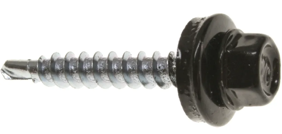 Skruer^Heco Byggskrue 4,8x35 svart - 250 stk.