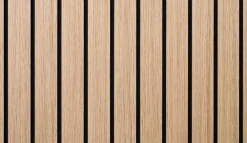 Akustikkpanel|Veggpanel^Snapwall Deco Spilepanel 12 x 600 x 2400 mm Oak Nature