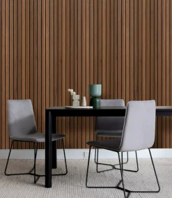 Akustikkpanel|Veggpanel^ Deco Spilepanel 12 x 600 x 2400 mm Walnut
