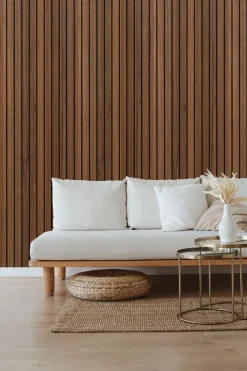 Akustikkpanel|Veggpanel^ Deco Spilepanel 12 x 600 x 2400 mm Walnut
