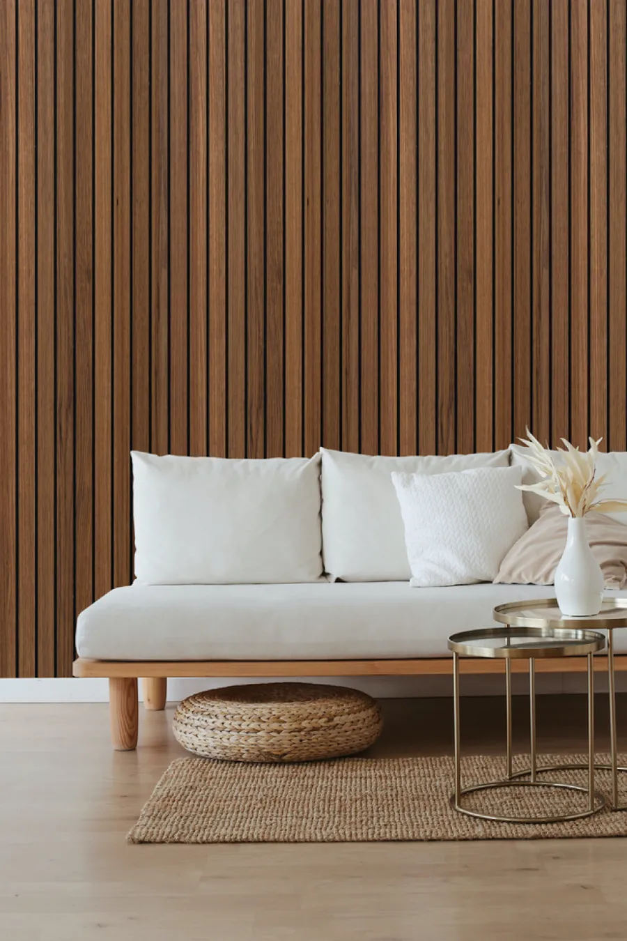 Akustikkpanel|Veggpanel^ Deco Spilepanel 12 x 600 x 2400 mm Walnut